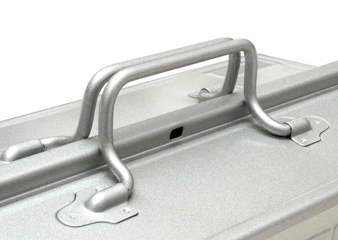 TOYO STEEL Werkzeugbox ST aus Stahl Silber pulverbeschichtet | Made in Japan