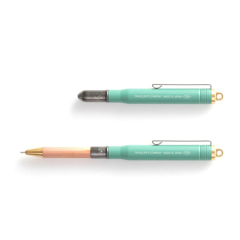 TRAVELER'S COMPANY LIMITED EDITION BALLPOINT PEN, Factory Green Japan