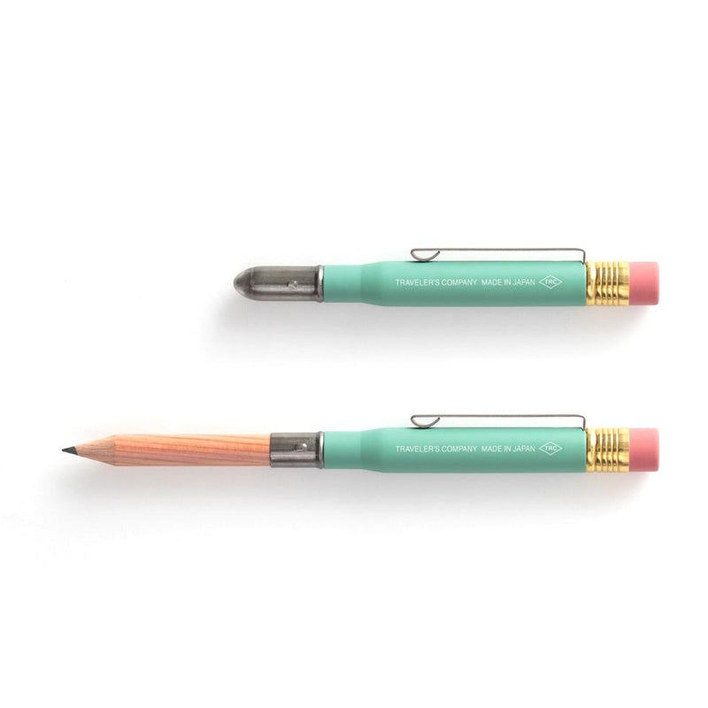 TRAVELERS COMPANY LIMITED EDITION PENCIL, Factory Green Made in Japan