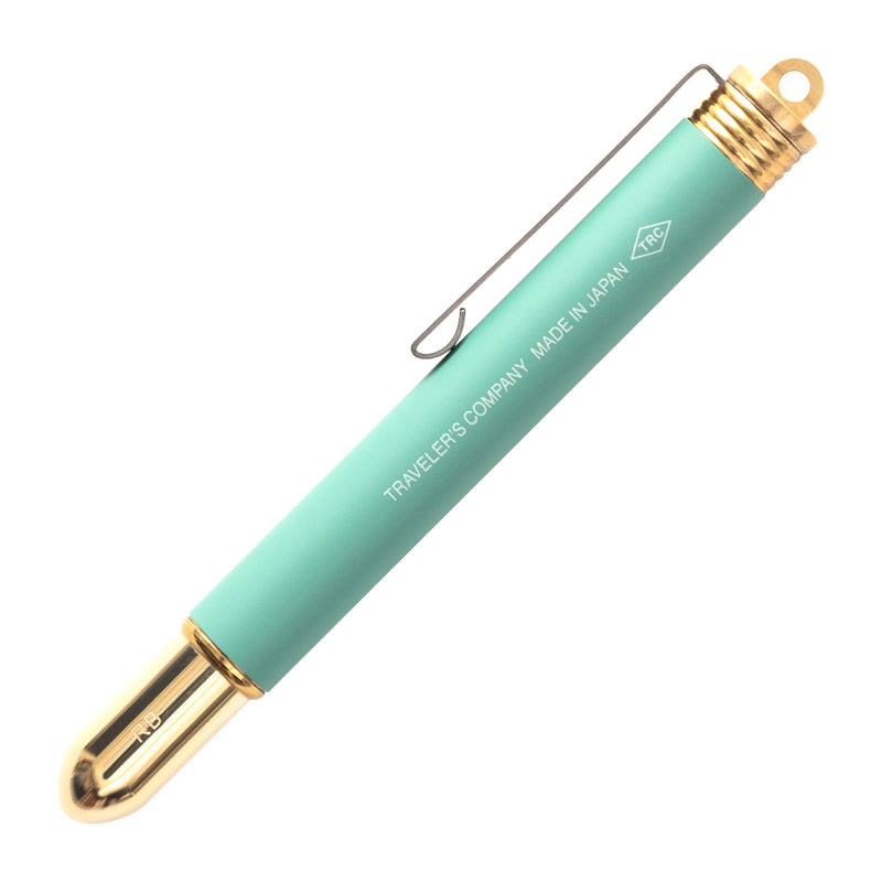 TRAVELERS COMPANY Rollerball Pen aus Messing in Factory Green Limited