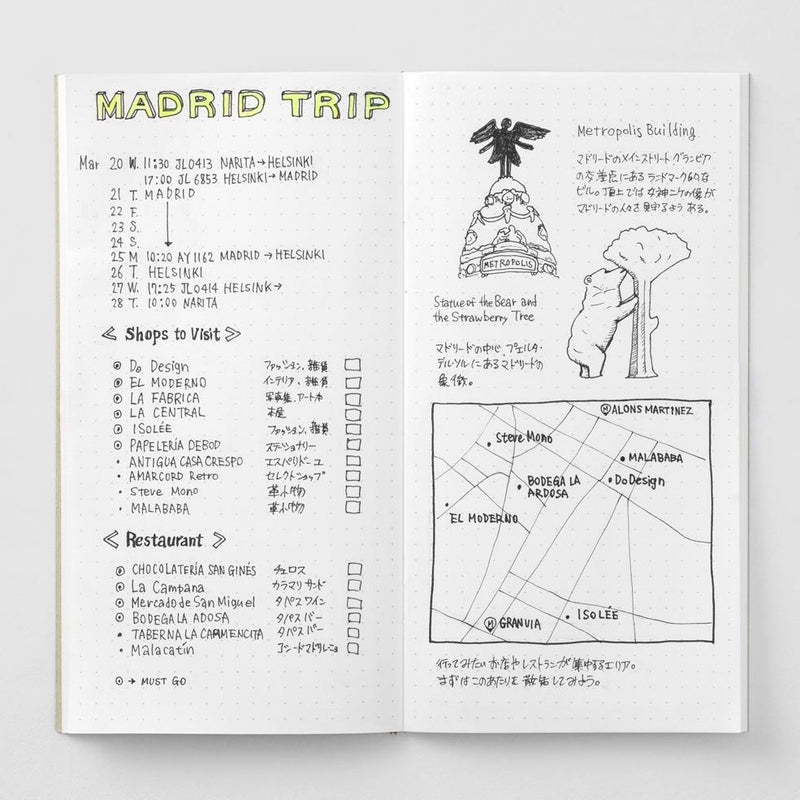 TRAVELER'S COMPANY, REFILL NOTEBOOK No026, standard size, Geschenkidee