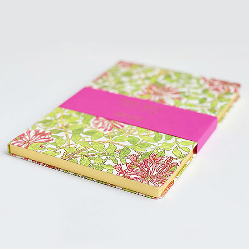 PONT NEUF A5 Notebook William Morris Honeysuckle Handmade in Japan