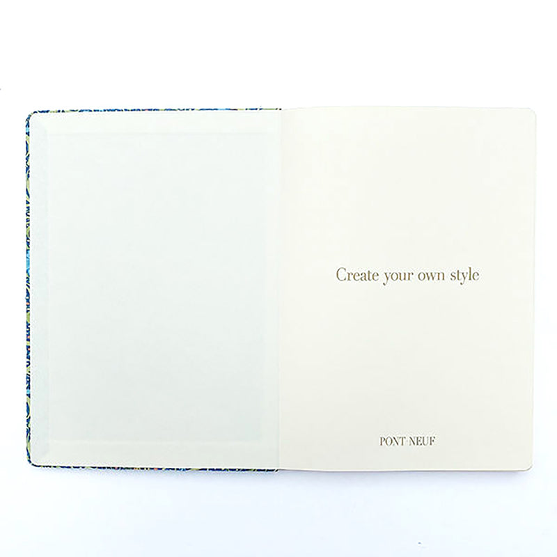 PONT NEUF A5 Notebook William Morris Seaweed Print Handmade in Japan