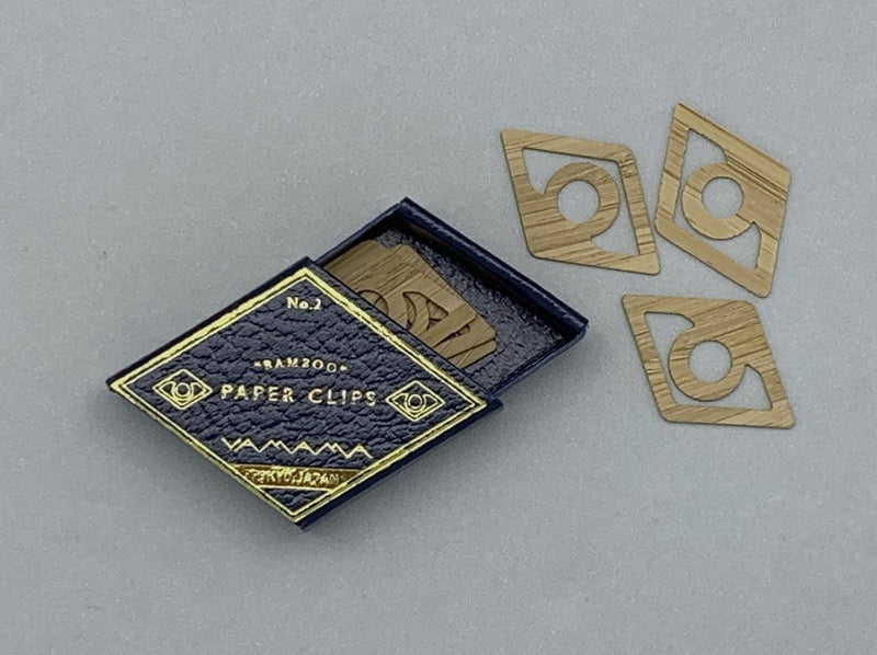 YAMAMA - Papierklammer aus Bambus in Diamantform | Made in Japan