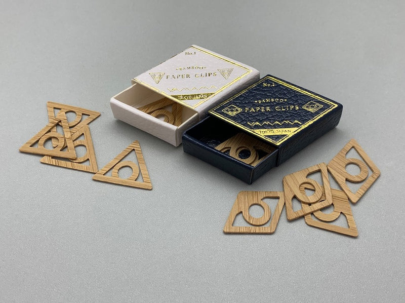 YAMAMA - Papierklammer aus Bambus in Diamantform | Made in Japan