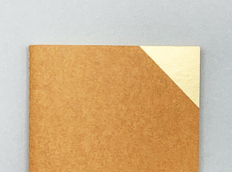 YAMAMA - genähtes Notizbuch im Taschenformat | Braun | Made in Japan 