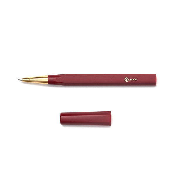 YStudio RESIN Roller Pen red Schreibgerät Handcrafted in Taiwan