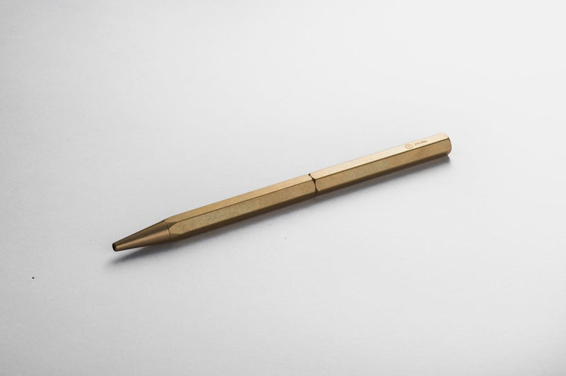 Kugelschreiber (Drehmechanismus) Classic Slim Messing | ystudio| Made in Taiwan