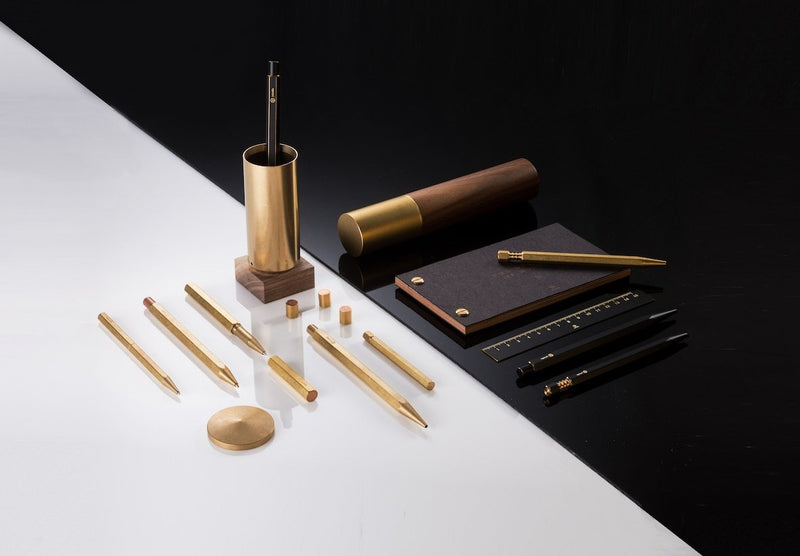 YStudio-Classic-Sketching-Pencil-Brass-Schreibgeräte-Geschenk-Design