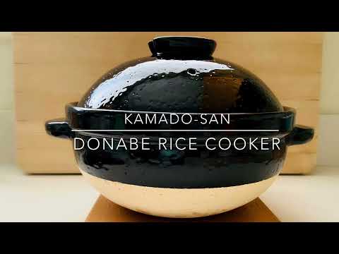 Kamado-San Donabe Reiskocher ein Klassiker der japanischen Küche